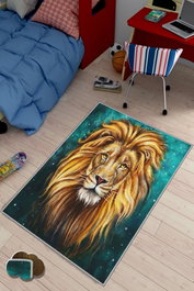 Conceptum Alfombra para pasillo Multicolor 100 x 150 cm